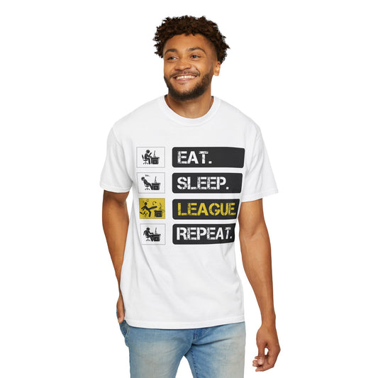 Eat. Sleep. League. Repeat. - Funny League of Legends Gamer Apparel
